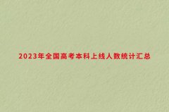 <b>2023年全国高考录取分数线_2023年高考本科上线率</b>